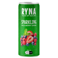 RYNA WILD BERRIES SPARKLING DRINK 250ML